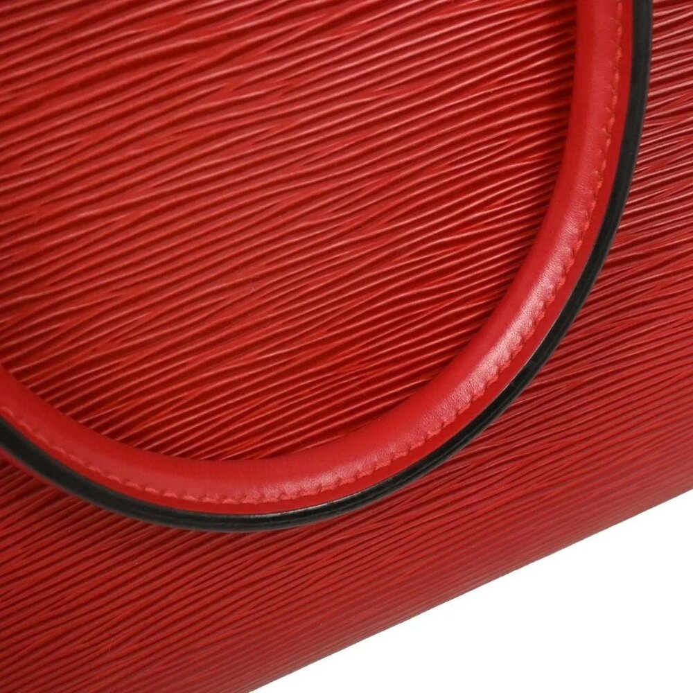 Louis Vuitton Red Epi Pont Neuf Handbag - Picture 6 of 10